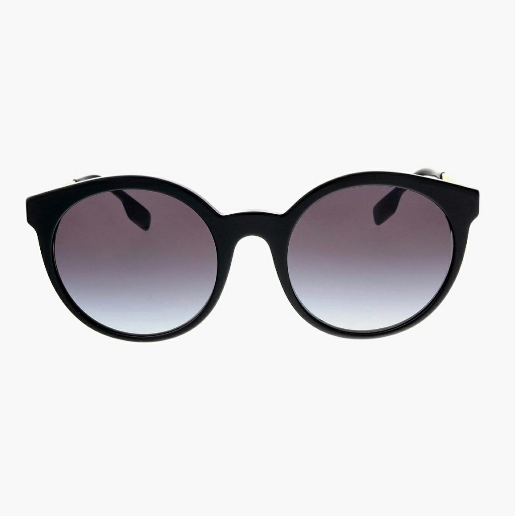Burberry Black Classic Round Sunglasses